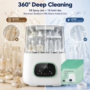 4-in-1 Baby Bottle Washer, Sterilizer, Clean/Dryer - Thumbnail Image 2