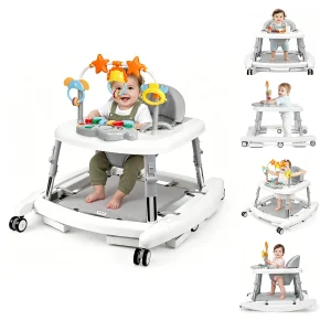 5-in-1 Foldable Baby Walker