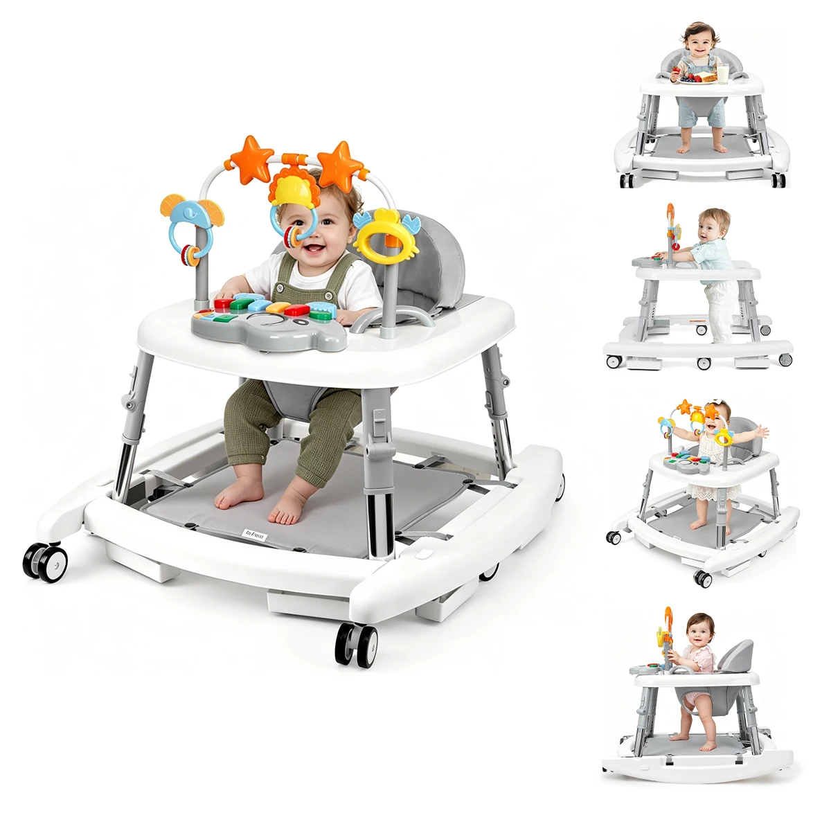 5-in-1 Foldable Baby Walker - Image 1