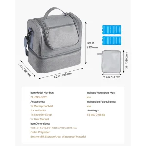 Breast Pump Bag with Ice Pack for S1/S2 Pumps - Thumbnail Image 5