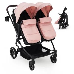 Lightweight Double Stroller for Newborn & Toddler - Thumbnail Image 4