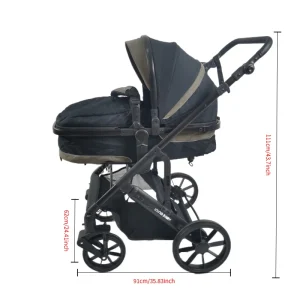 Lightweight Foldable Reversible Baby Stroller - Thumbnail Image 4