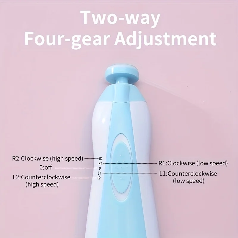 7-in-1 Baby Electric Nail Trimmer - Image 2