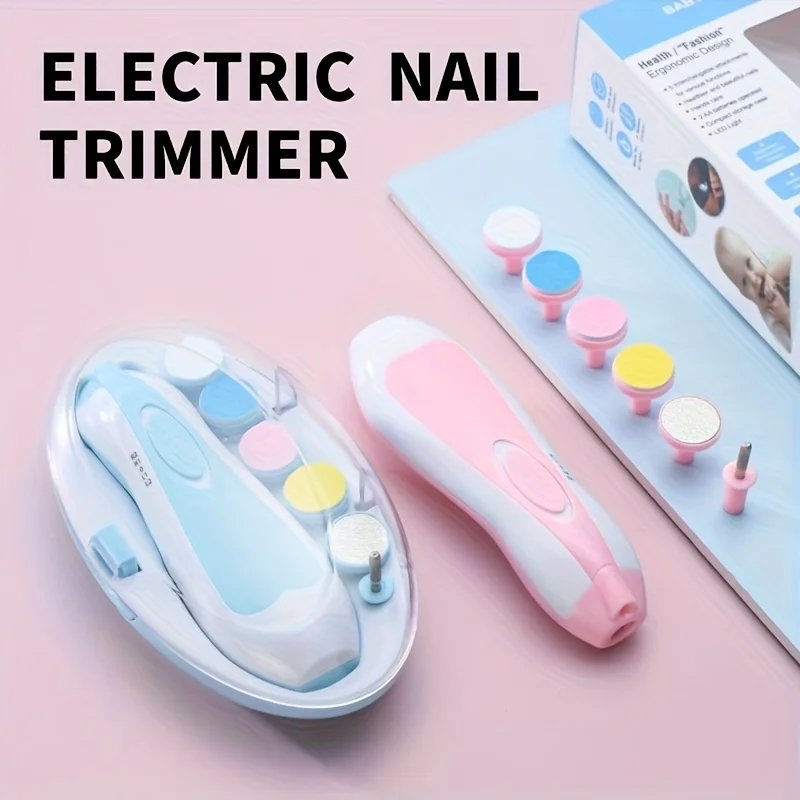 7-in-1 Baby Electric Nail Trimmer - Image 1