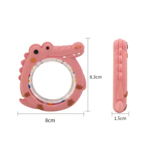 Crocodile Baby Teething Rattle Toy Set – 4 Pack - Thumbnail Image 3