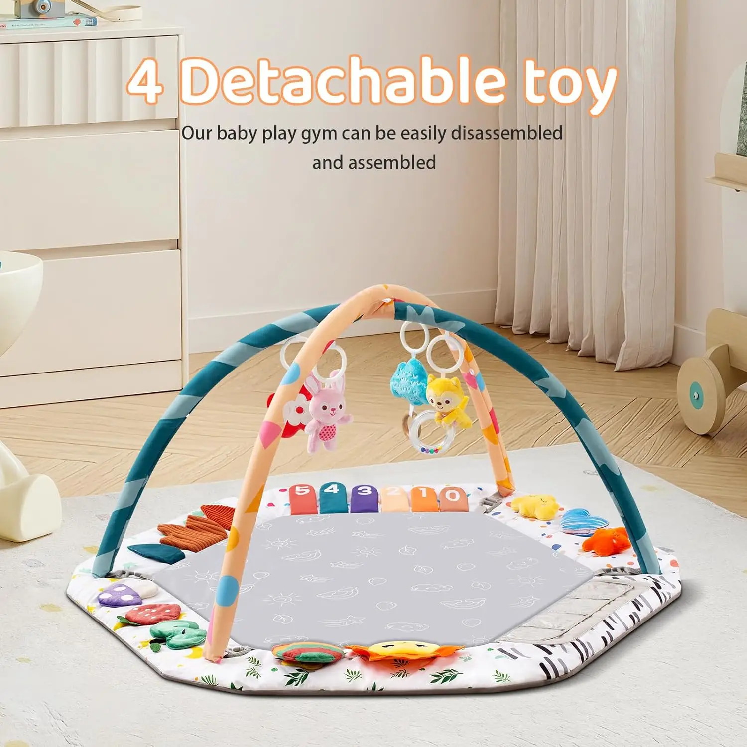 Baby Play Gym Mat - Image 4