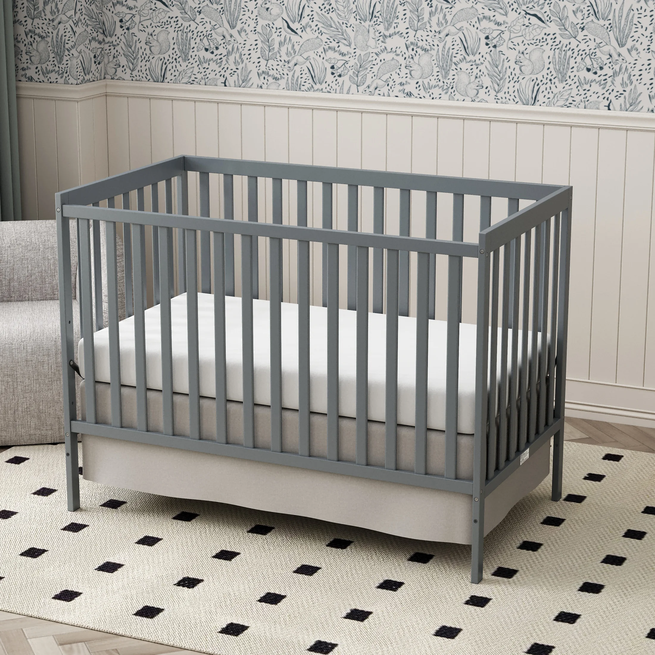 5-in-1 Convertible Baby Crib - Image 2