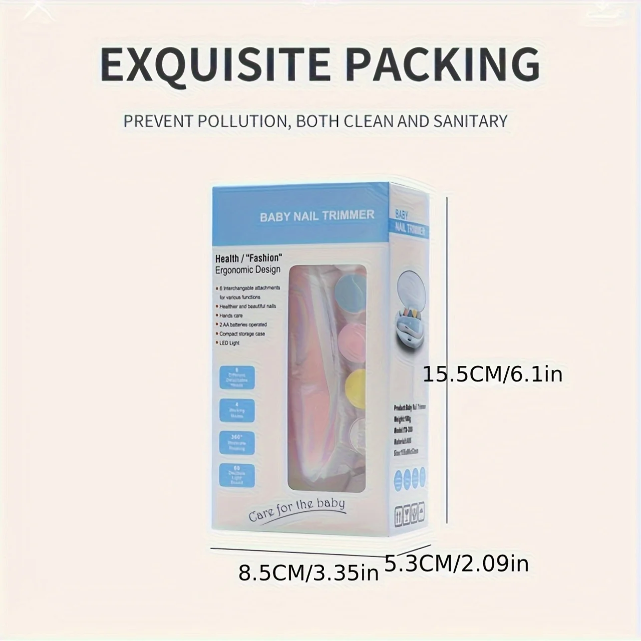 7-in-1 Baby Electric Nail Trimmer - Image 6