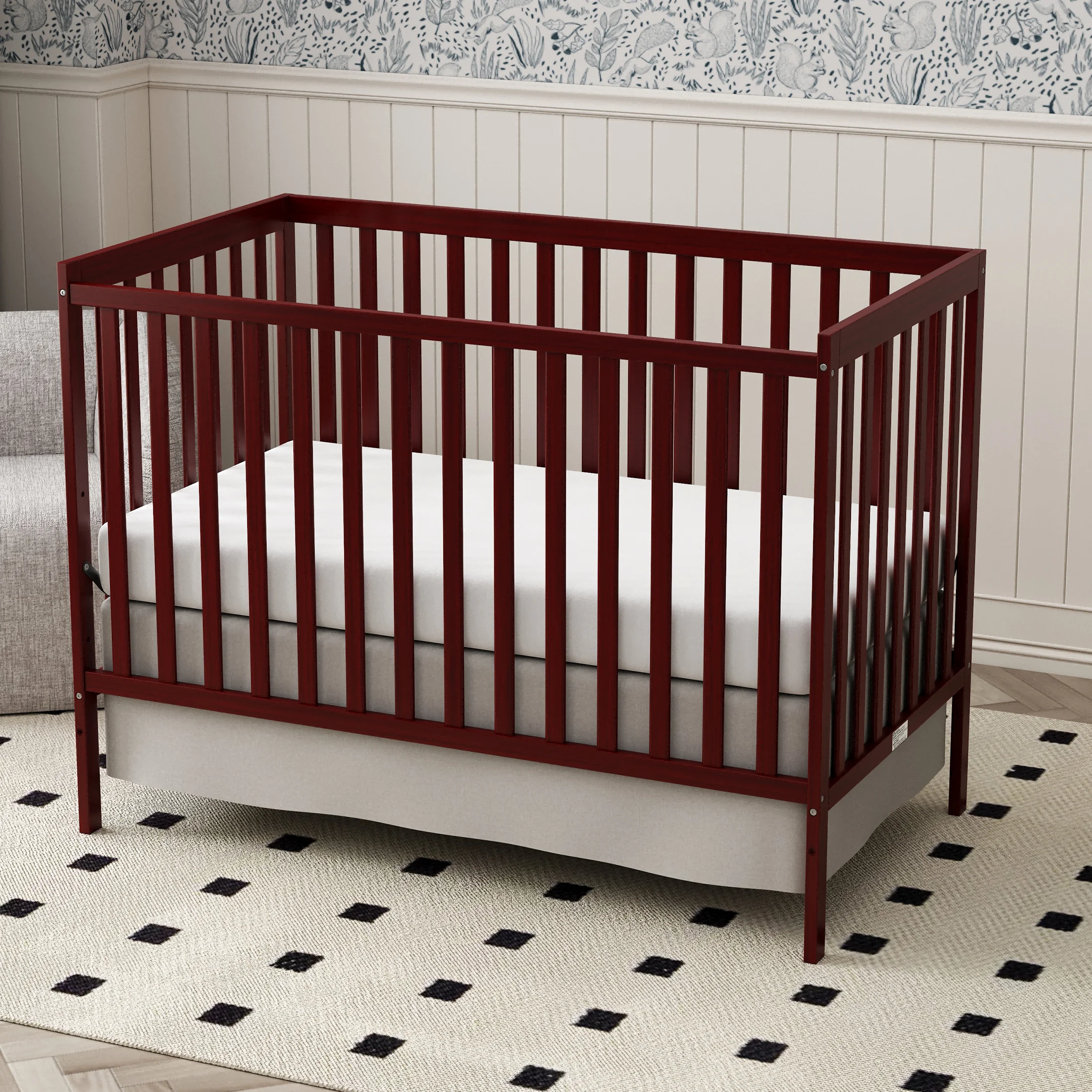 5-in-1 Convertible Baby Crib - Image 4
