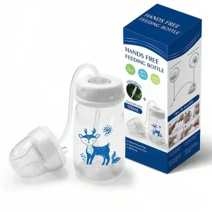 5oz/150ml Hands-Free Bottle with Straw & Brush - Thumbnail Image 1