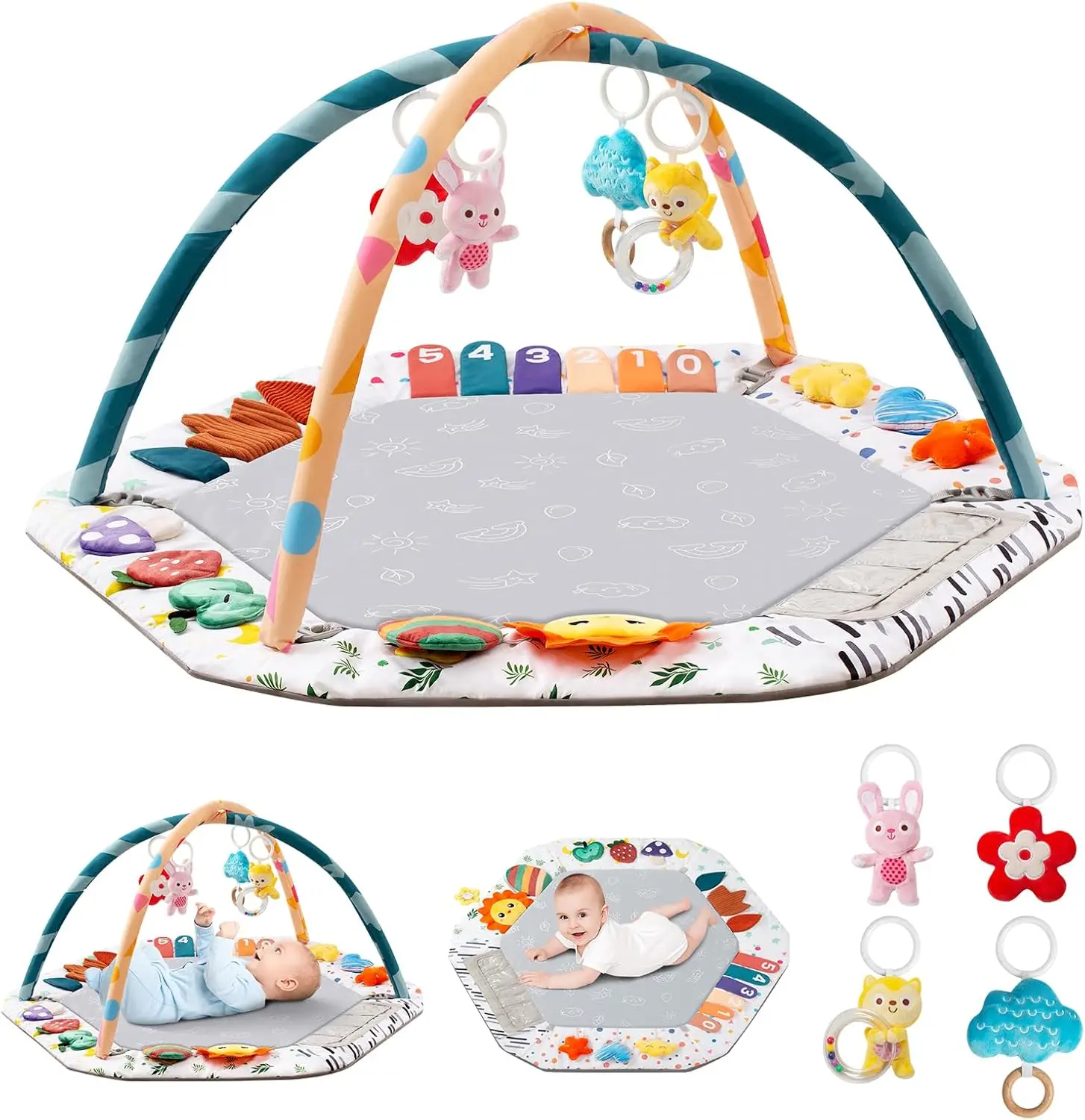 Baby Play Gym Mat - Image 2