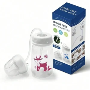 5oz/150ml Hands-Free Bottle with Straw & Brush - Thumbnail Image 2