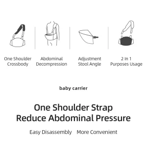Adjustable Detachable Baby Carrier – High Quality - Thumbnail Image 5