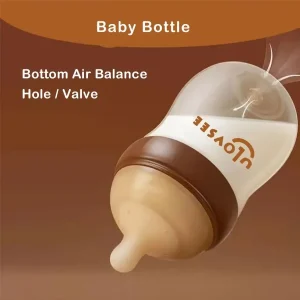 4/8oz Wide-Neck Borosilicate Glass Baby Bottles - Thumbnail Image 2